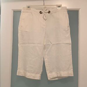 J. crew linen Bermuda shorts